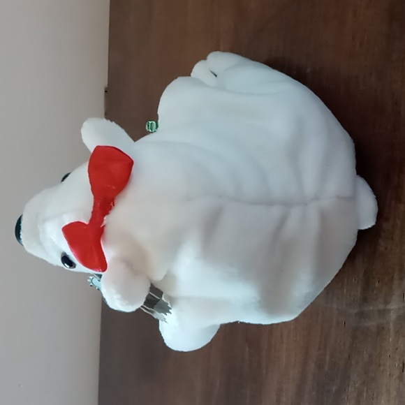 Coca Cola Holiday Bear and Seal Bean Bag Plush Set 1997 - Picture 3 of 7